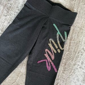 Pink Victoria’s Secret sequin leggings